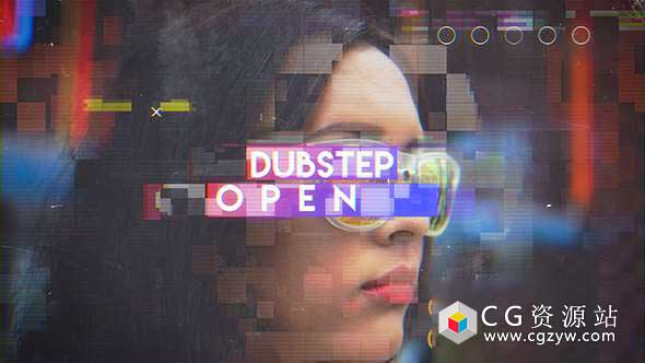 AE模板-电子时尚动态毛刺视频包装宣传片 Dubstep Fashion Promo