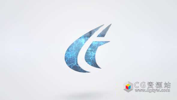 AE模板-金光闪闪科技感Logo动画 Clean Tech Logo