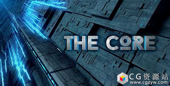 AE模板-三维电影科幻标志科技感Logo动画 The Core – Cinematic Sci-Fi Logo Reveal