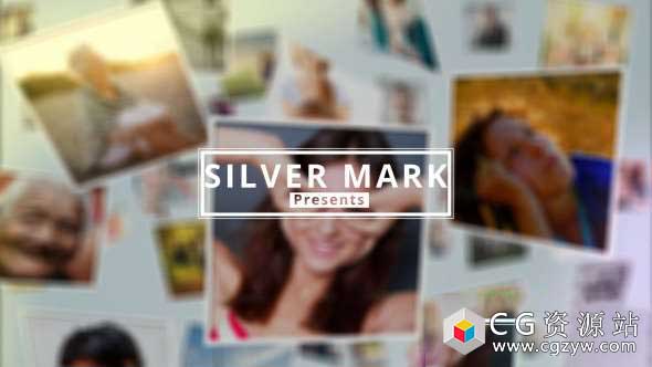 AE模板-简洁三维照片幻灯片包空间照片相册展示片头 Clean 3D Photos Slideshow Bundle