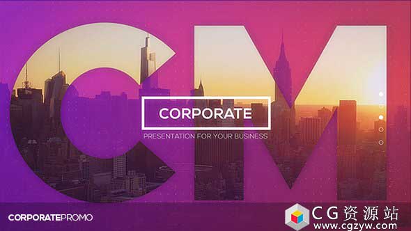 AE模板-企业宣传商务公司视频包装片头 Corporate Promo