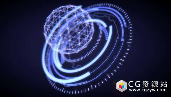 C4D教程-制作HUD科技感元素 Cinema 4D – Designing and Animating Futuristic HUD Elements Tutorial