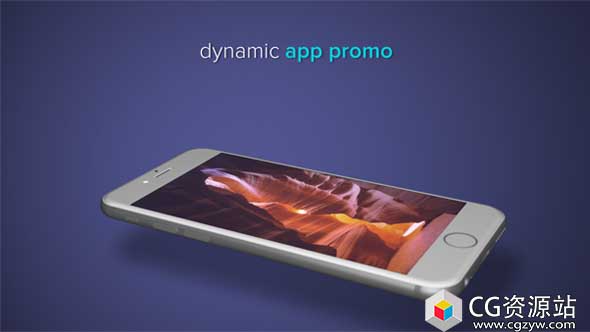 AE模板-iphone 手机App应用程序宣传介绍展示Dynamic App Promo免费下载