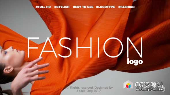 AE模板-时尚节奏感文字标题动画展示Fashion Stomp Logo 免