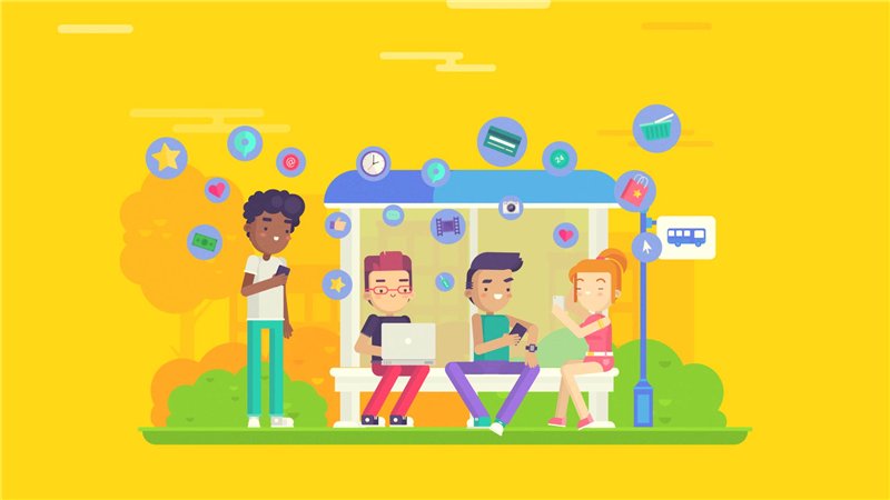 AE模板-MG动画SEO搜索引擎优化网络社交公司网站宣传视频角色场景解说