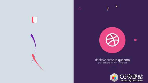 AE模板-MG动画抽象五颜六色创意线条Logo展示 Logo Reveals