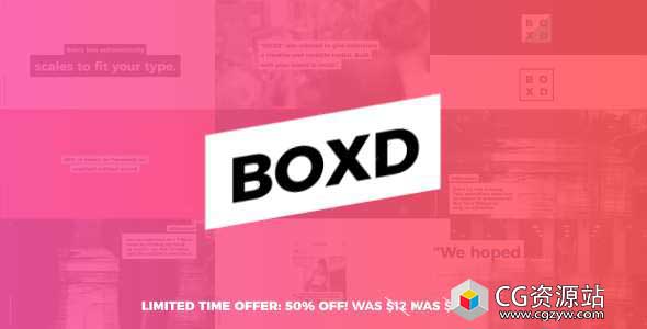 AE模板-4K简洁时尚文字标题字幕条动画 Titles and Lower