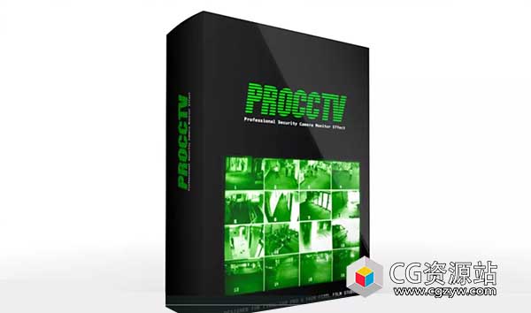FCPX插件-监控摄像头效果多画面摄像机电视监控特效 PROCCTV+使用教程