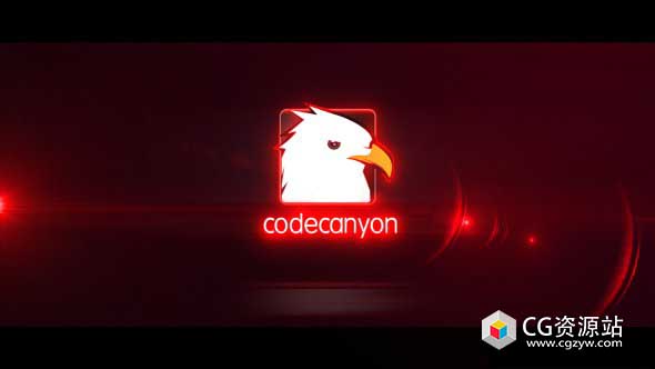 AE模板-快速闪光扫边光效logo片头动画quick-logo-reveal