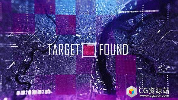 AE模板-间谍电影行动预告片刑侦剧反黑宣传片头target-found