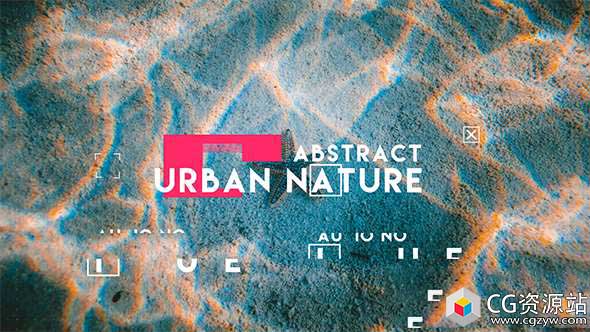 AE模板-动感抽象城市幻灯片图片开场 Abstract Urban Slide