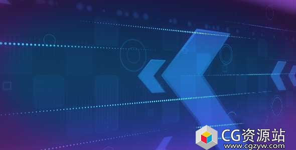 视频素材-闪烁框箭头运动动画 Broadcast Animations