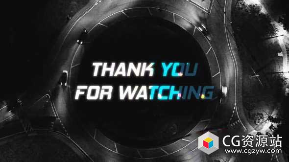 AE模板-数字毛刺标题彩色信号损坏文字动画 Digital Glitch Titles