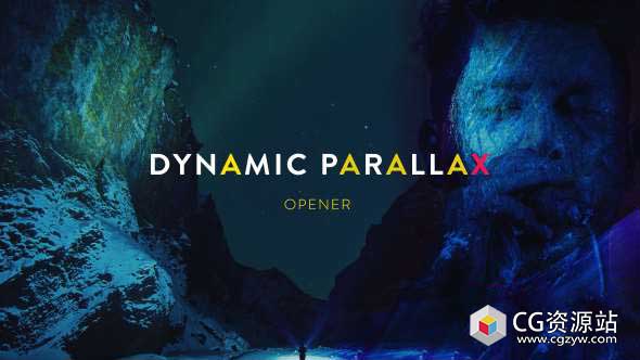 AE模板-企业动态三维视差图片展示片头 Dynamic Parallax Opener