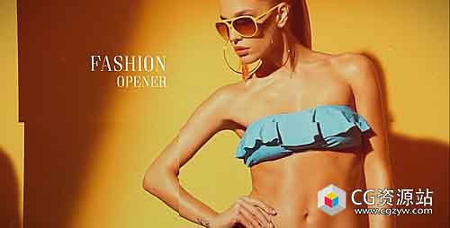 AE模板-时尚现代服装企业公司宣传模特走秀图文幻灯片fashion-opener