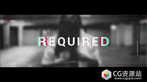 AE模板-节奏动态事件嘻哈音乐文字图片开场片头 Hip-Hop Opener