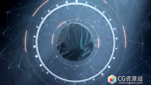 AE模板-史诗般抽象黑暗动态画面破碎Logo展示 Epic Glitch Logo