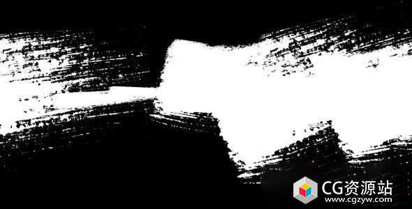 视频素材-21种笔刷动画遮罩素材Paint Brush Strokes – Pack 21