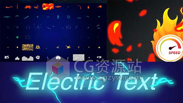 FCPX插件-66种MG动画炫酷卡通动漫元素包 Comic Pop + 使用教程