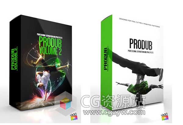 FCPX插件-画面闪烁分形棱镜拖尾分离破碎特效 PRODUB 1+2