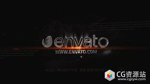 AE模板-暴风雪冲击波粒子演绎Logo片头开场模版Firestorm Logo Reveal免费下载