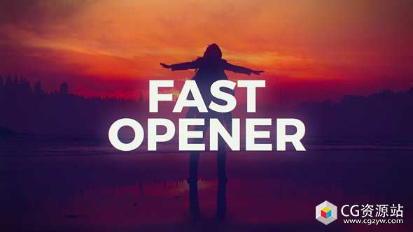 AE模板-快速动感图文幻灯片开场 Fast Stomp Opener