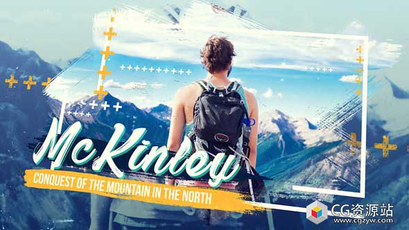 AE模板-多彩动态度假旅游假期回忆图文幻灯片开场 spirit-of-travel-slideshow