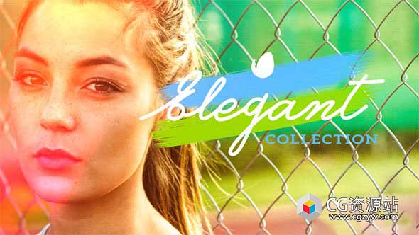 AE模板-女性时尚文字动画彩色笔刷手写字幕标题动画feminine-titles