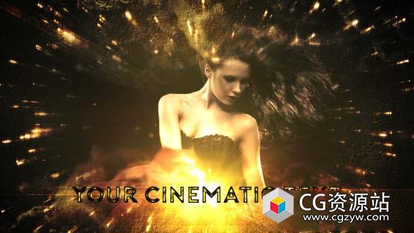 AE模板-电影预告片复古大气文字标题宣传片头 Cinematic Trailer