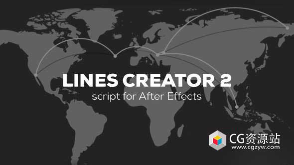 AE物体点连线MG动画脚本 aesweets Lines Creator v2.0.0 WinMac