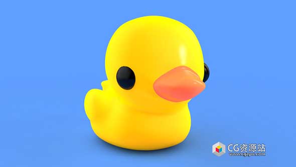C4D教程-小黄鸭柔体动力学与网格变形器教程 免费下载