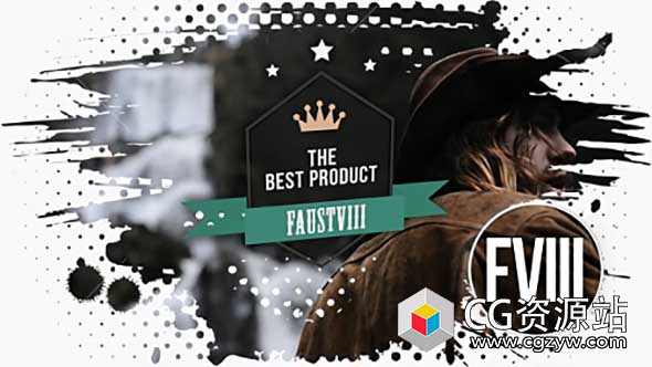 AE模板-复古徽章文字标题标志工具包动画 Vintage Labels