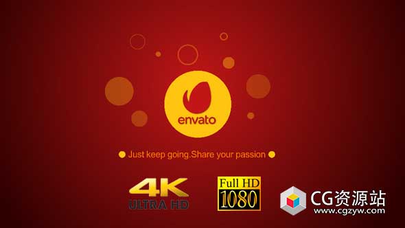 AE模板-简单倒计时形状标志logo动画simple mosaic logo