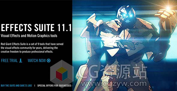 红巨人光效插件套装 Red Giant Effects Suite 11.1.11 支持 Adobe CC 2018