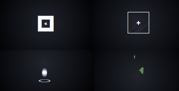 AE模板-标志介绍MG图形Logo动画 Shapes In Motion