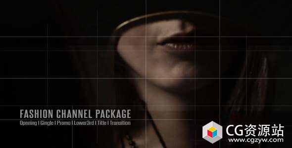 AE模板-电视设计 时尚频道套餐图片网格栏目包装