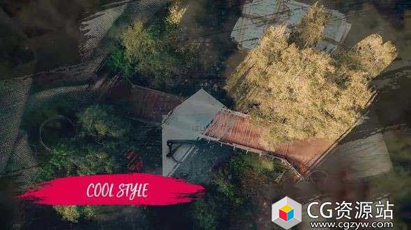 PR模板-画笔幻灯片笔刷遮罩图片展示 Brush Slideshow – Premiere Pro Templates