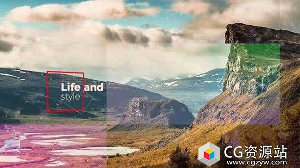 PR模板-电影幻灯片方块拼贴图片展示 Cinematic Slideshow – Premiere Pro Templates