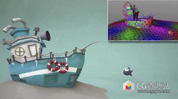 C4D模型展UV贴图绘制视频教程基础教程 Pluralsight – CINEMA 4D UV Mapping Fundamentals