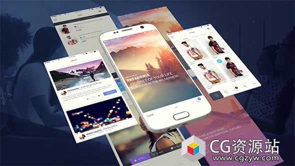AE模板-Android安卓手机APP展示应用程序演示模板