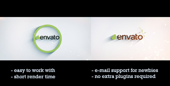 AE模板-图形旋转简洁logo片头karma-logo-v1