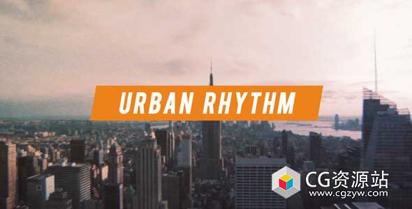 AE模板-现代时尚城市旅游节奏感开场urban-rhythm-modern-opener