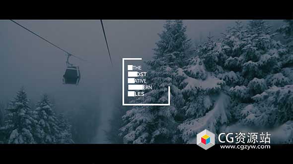 AE模板-4K创意文字标题排版动画 Creative Titles