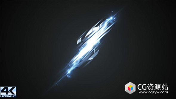 AE模板-快速力量闪闪发光切片演绎logo片头power-strike-logo免费下载