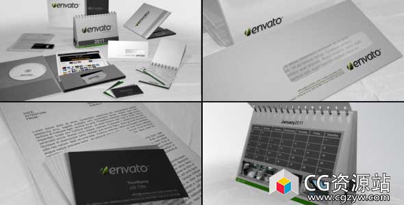 AE模板-公司企业形象包装动态演示Corporate Identity Presentation