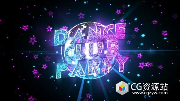 AE模板-时尚舞蹈派对宣传片活动片头动画Dance Club Party Promo