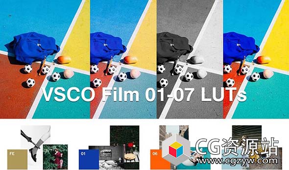 3DLUTs顶级电影胶片Vsco Film LUTs 1-7 预设完整包(AE,PR,FCPX)-图片1