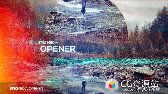 AE模板-电影史诗预告宣传片头科技感视差开场Epic Media Opener