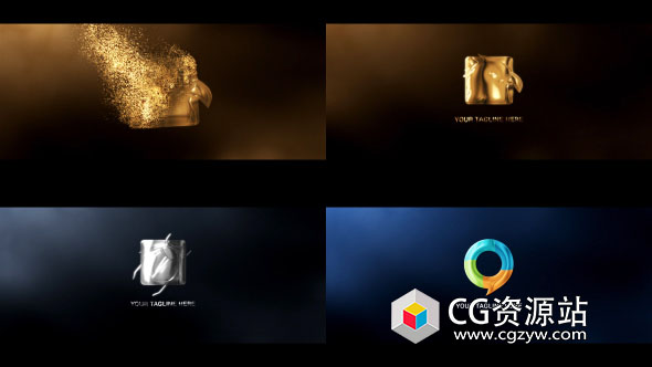 AE模板-时尚流行圆圈图形滑动放大展示图文宣传colorful-opener