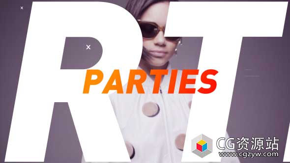 AE模板-时尚时装周大文字遮罩视频包装 Fashion